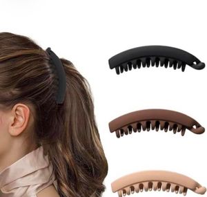 Set of any 2 Matte Banana Hair Clips
