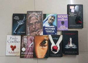Assorted Fiction & Biography Book Bundle