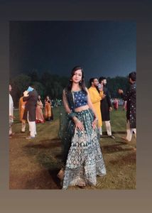 Elegant Teal Lehenga Choli