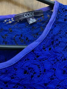 Blue Lace Top