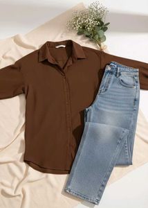 Brown Long Sleeve Shirt🤎