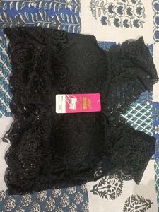 Black Lace Bra Top