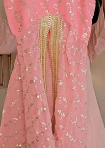 Stunning Pink Embroidered Kurta Set