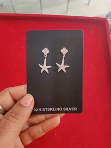 925 Silver Earings Wth Hallmark For Women