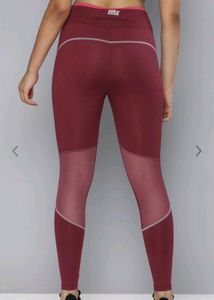 Hrx By Hrithik Roshan Womens Plum Rapid Dry Tights