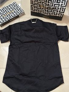 Balmain Black Shirt half sleeve size 40 L