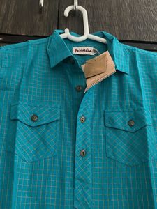 Stylish Teal Cotton Kurta for Boys – Smart Ethnic