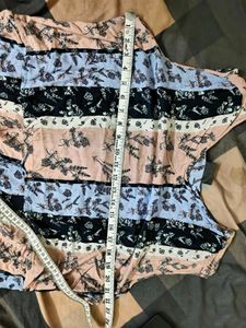 Women's Floral Print Peplum Top