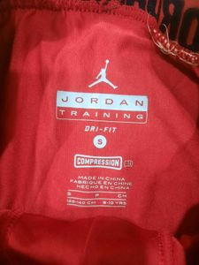 Jordan Red Basketball Tights