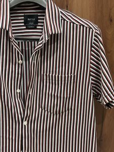 Men's Striped Short Sleeve Shirt