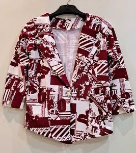 Women's blazer style shrug