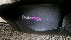 Bellestep Black Slip-On Loafer Flats