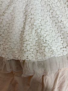 Girls White Lace Dress