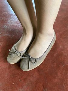 Authentic GALIN comfortable Brown Ballet Flats