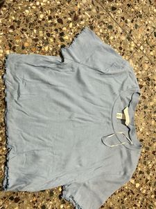 Blue Crop Top Women's)