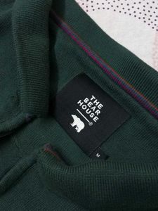 Men's Dark Green Knit Sweater