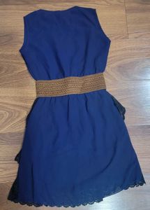 Cute Blue &amp; Black Dress