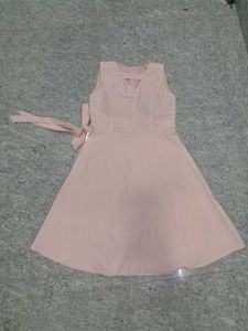 Baby Pink Dress with Built-in cups