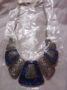 Bohemian Blue Statement Necklace
