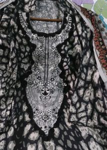 Brand New Black &amp; Grey Pakistani Kurta Set