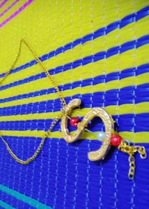 "S" Initial Gold Necklace