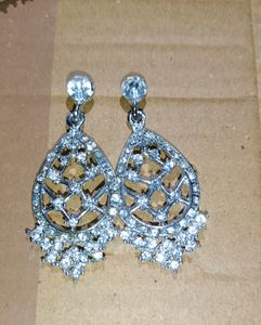 Rhinestone Necklace &amp; Earring Set