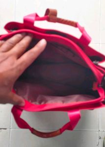 Bright Red Tote Bag made in china