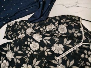Elegant Floral Print Kurta Set