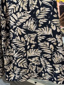 Leaf Print Flowy boot cut pant
