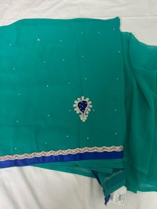 Mint Green Saree Brand New with Tag