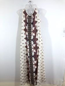 Off White Printed Dress(Women’s)