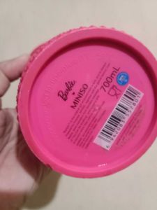 Barbie Pink Studded Tumbler with Straw