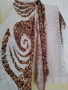 Leopard Print Chiffon Hijaab/Scarf