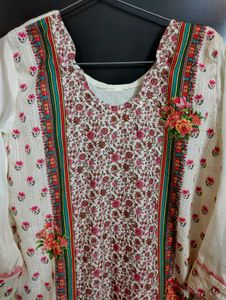 Elegant Floral Print kurta set