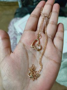 Giva Rose Gold Infinity Heart Pendant