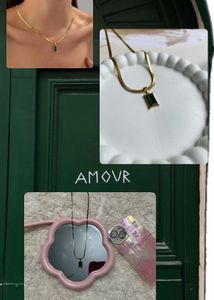 Gold Geometric Pendant Necklace