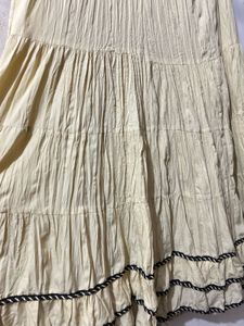 Tiered Maxi Skirt with Ruffle Hem