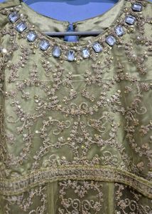 Elegant Embroidered Anarkali Suit