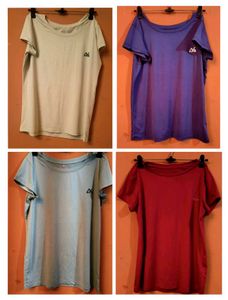 SALE:COMBO OF 4 WOMEN GYM T- SHIRTS