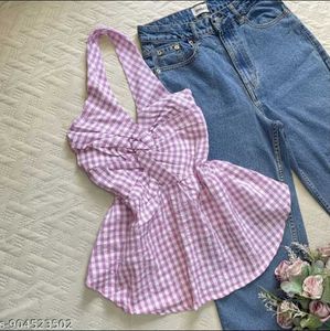 Lilac halter neck top