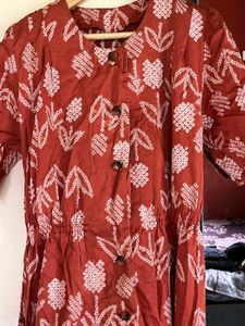 Orange Floral Outfit