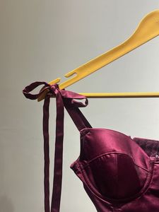 Cash Is Negotiable Burgundy Corset Top