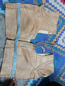 Golden Embroidered Blouse
