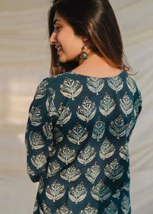 Casual Regular Sleeves Printed Kurta 💙