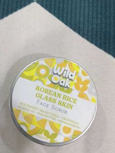 Wild Oak Korean Rice Glass Skin Face Scrub
