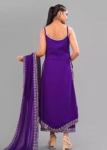 Elegant Purple Kurta Set with Dupatta