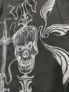 Gothic Skull Print T-Shirt