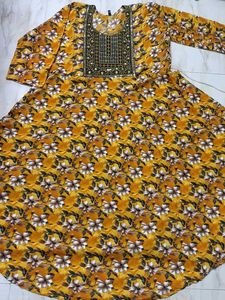 Combo Floral kurti with sequence.