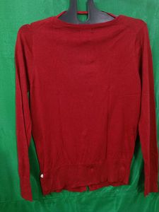 Red Cardigan Or Sweater Very Soft