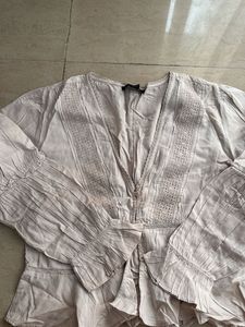 Boho Eyelet Lace Blouse